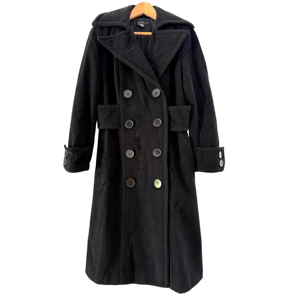 Zara black will blend coat trench coat excellent quality size XS